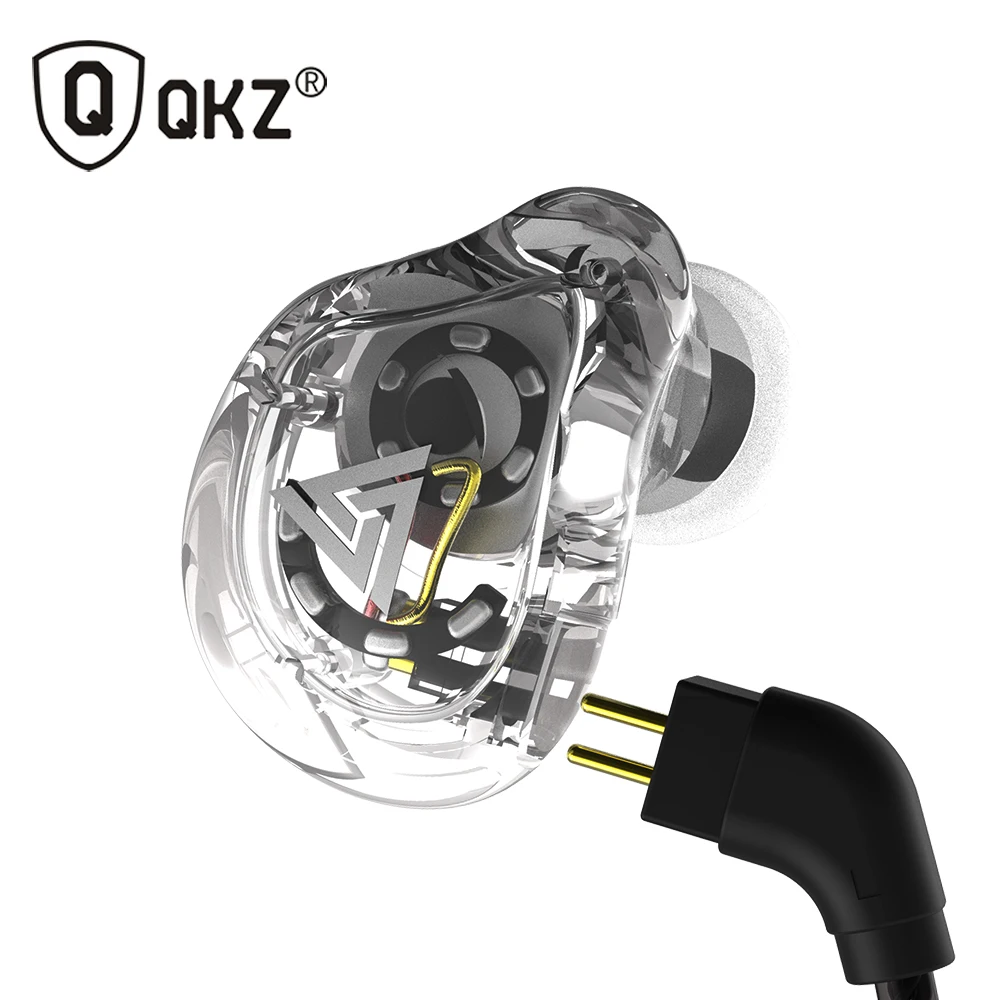 QKZ VK1 наушники с 4DD в ухо HIFI монитор DJ бег спортивные ушной гарнитуры fone де