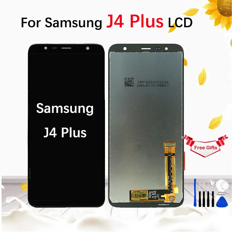 Для samsung Galaxy J4 plus J415 J415F J415G ЖК-экран сенсорный дигитайзер сборка для J6 plus J610 J610F ЖК-дисплей