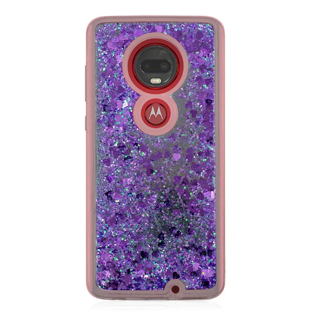 Роскошный чехол для Motorola Moto G 7 G7 Plus зеркальный Power/G7 Play с зыбучим песком жидким