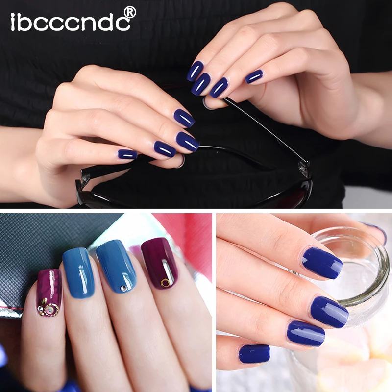 Темно синий УФ гель для ногтей 10 мл долговечный светодиодный Гель лак нейл арта