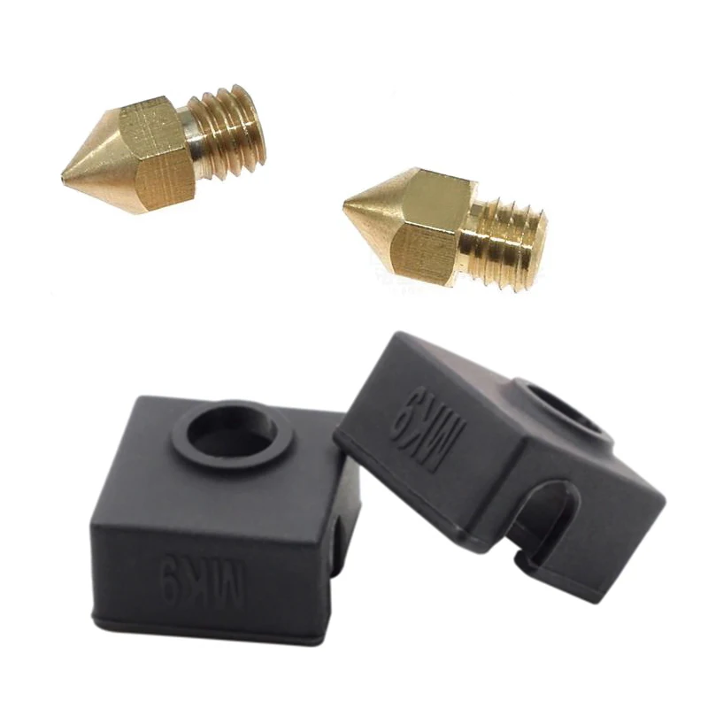 Детали для силиконовых чехлов аксессуары блок 0 4 мм латунные сопла Creality сменный