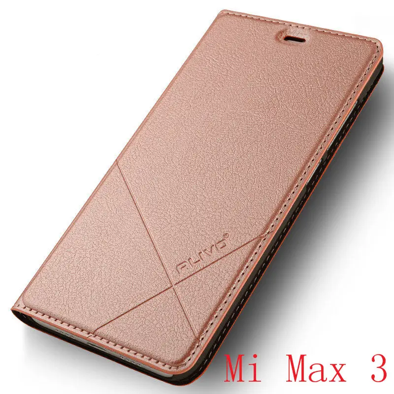 Чехол из искусственной кожи для xiaomi mi max 3, бизнес-серия, флип-чехол с подставкой для xiaomi mi max 3#0918 с номером отслеживания - Цвет: pink
