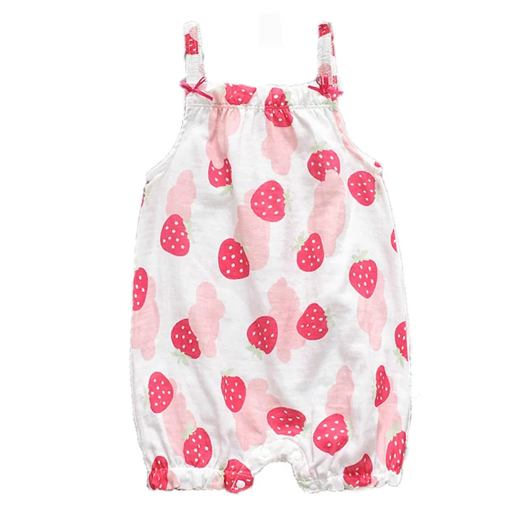 

Baby Clothes Summer Toddler Infant Newborn Baby Girls Romper Sleeveless Cartoon rainbow Jumpsuits Sunsuit Playsuit