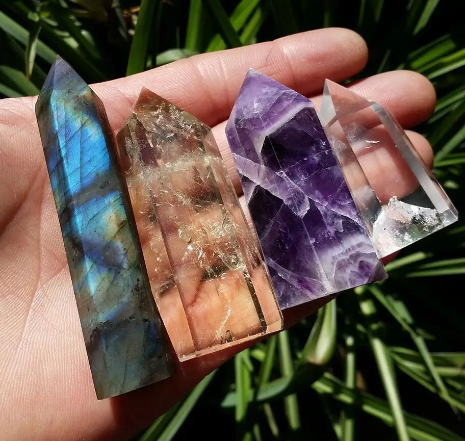 

Топ! Цитрин + Аметист мечты + прозрачный + Бриллиантовая палочка, исцеление точек