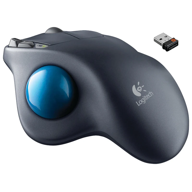Мышь игровая Logitech M570 беспроводная для ноутбука лазерная мышь вертикальная