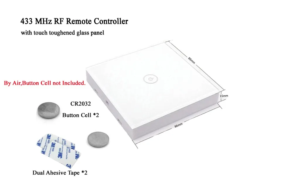 Sonoff T433 86 стеновая панель Sticky 433MHZ Беспроводной RF пульт дистанционного управления 1 комплект