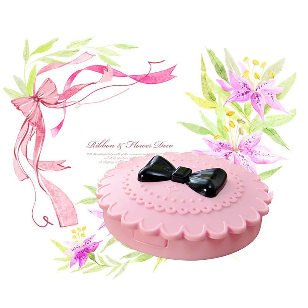 Акрил лук накладные Ресницы Коробка для хранения Косметическая зеркало Дело