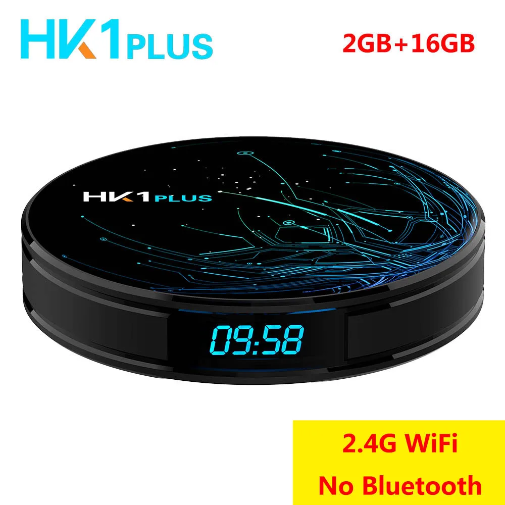 only 2GB 16GB TV box HK1 PLUS 4 ГБ ОЗУ 32 Гб 64 Гб ПЗУ Смарт Android 9,0 ТВ коробка Amlogic S905X2 2,4G 5G WiFi Bluetooth H.265 4K HD 2 Гб 16 Гб медиаплеер - Цвет: only 2GB 16GB TV box