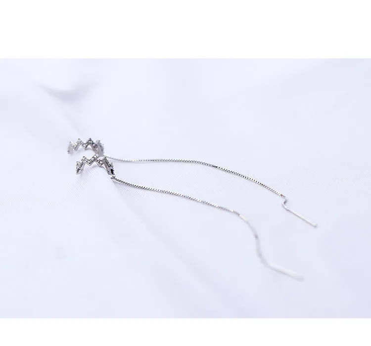 Женские серьги темперамента из стерлингового серебра S925 | Украшения и аксессуары