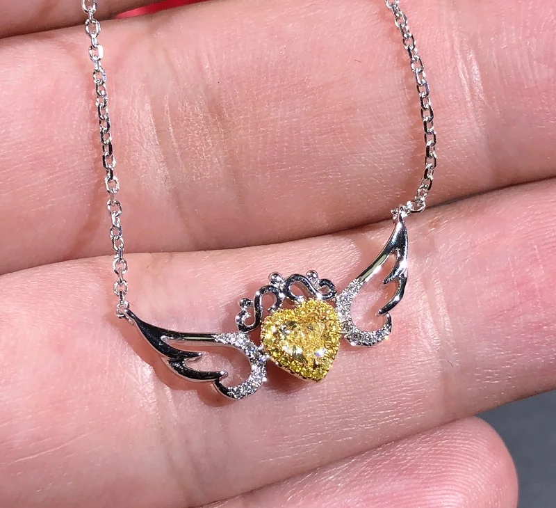 1 карат свадебное кольцо Moissanite с бриллиантами подлинное 18 К 750 Белое золото D Цвет