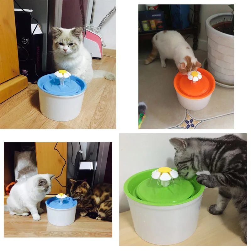 Электрическая поилка фонтанчик для домашних животных 1 6 л|cat water fountain|electric cat