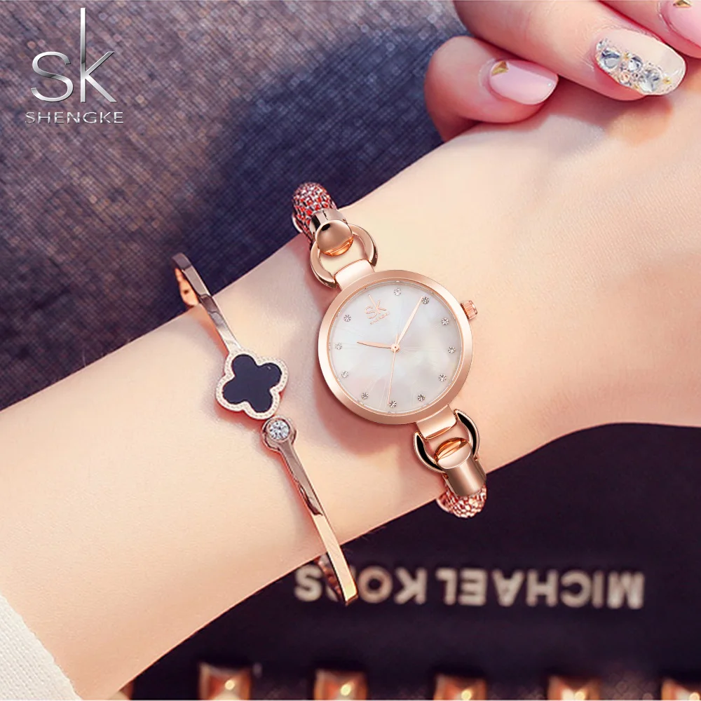 Часы женские из нержавеющей стали с ремешком кварцевые 2017 | Наручные часы