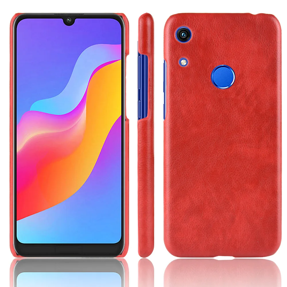 Litchi Leather Back Hard Case for Huawei Honor 8A 7A 8C 7C 8X MAX P Smart Plus 2019 Play Y5 Y6 Pro Y7 2018 Cover Phone Cases |