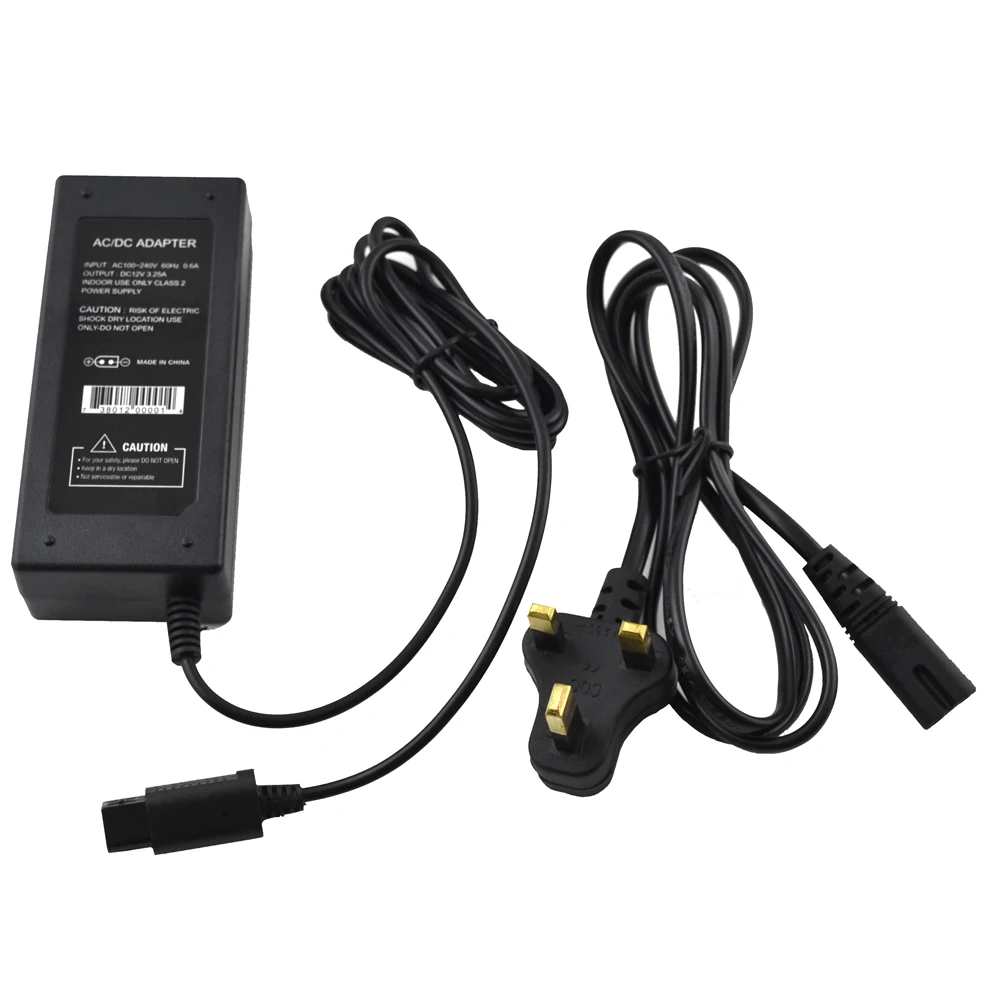US EU UK AU Plug AC adapter supply for G amecube N GC console with power cable|supply |