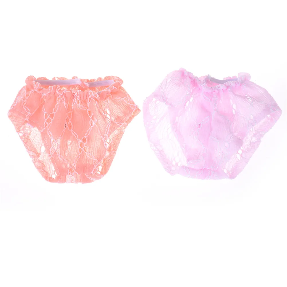 2 шт./лот кружевные трусы-плавки для кукол трусики нижнее белье аксессуары куклы