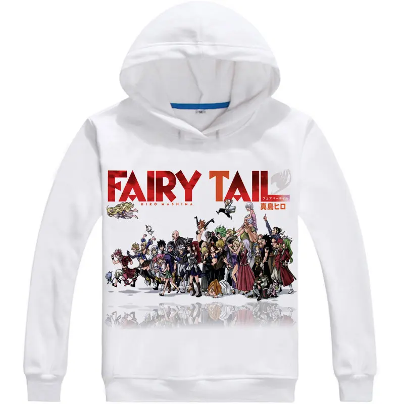 Толстовка с капюшоном изображением Феи хвоста аниме рассекающий дракона Нацу