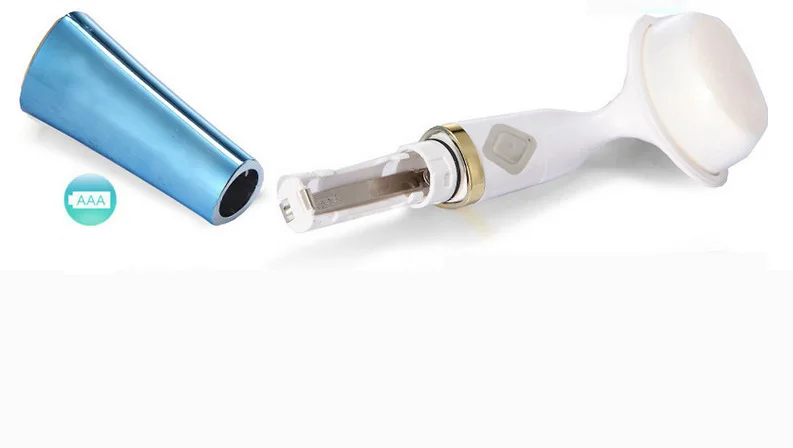 Electric Washing Face Cleaning Brush Pore Sonic Ultrasonic Facial Cleanser With stonge Battery Operation | Красота и здоровье