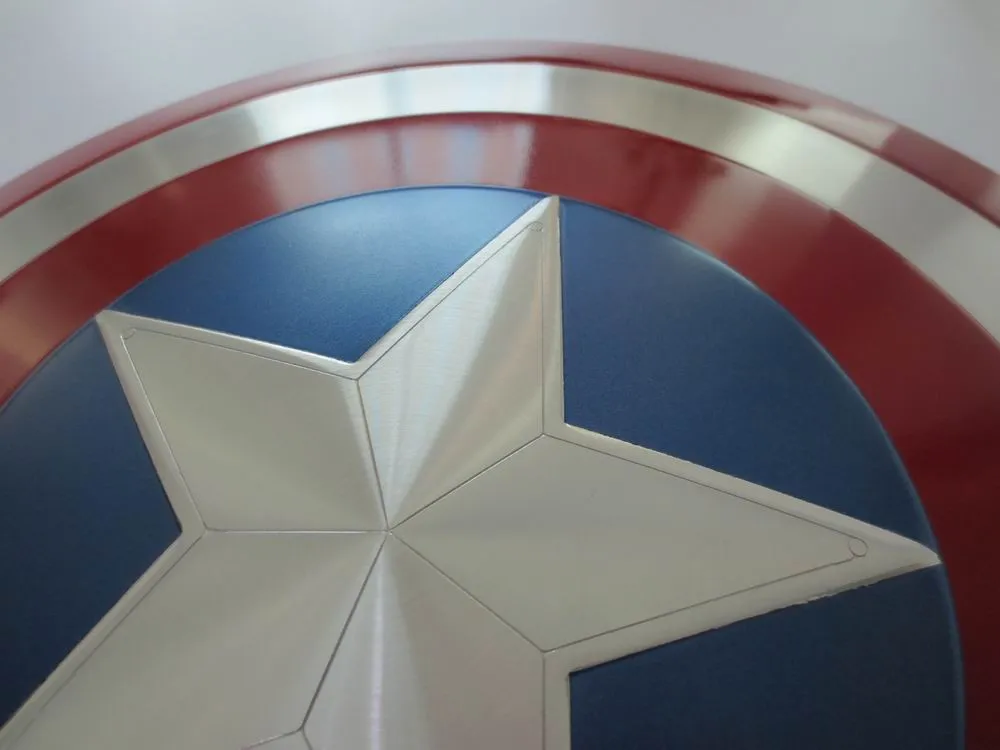 Полностью из сплава металла в стиле «Civil War 1/1», Капитан Америка, щит, 1:1, Реплика, модель для косплея