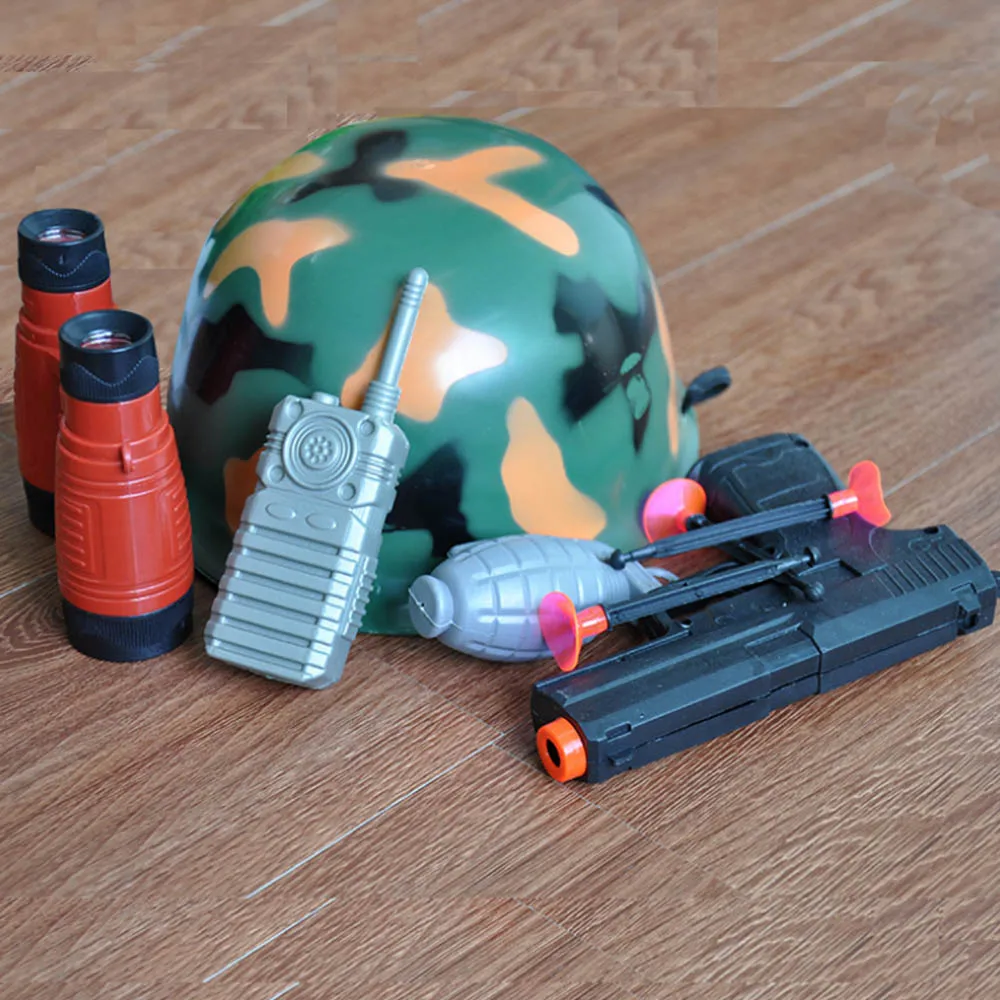 Детская креативная ролевая игрушка имитация огня камуфляжный костюм шляпа