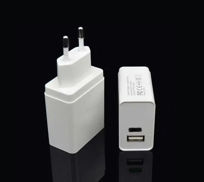 PD fast charger for iPhone 8 X Plus ipad pro Macbook with Type-c &amp USB Output Wall Travel Charger 29W Fast Type C Power | Мобильные