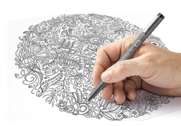 3 шт./партия STAEDTLER 308 черные чернила художественные маркеры ручки Микрон ручка для рисования художественные маркеры кисти водонепроницаемые Манга Аниме комиксы ручка