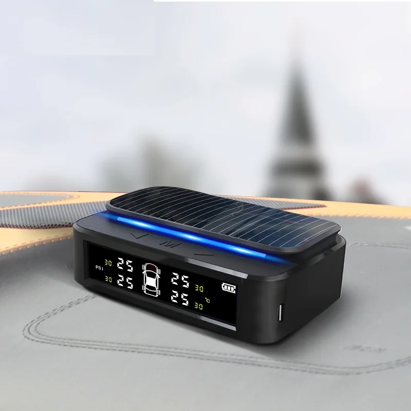TPMS автомобильный внешний Солнечный монитор давления в шинах с подсветкой ЖК-дисплей цветной экран в режиме реального времени монитор давления в шинах датчик давления