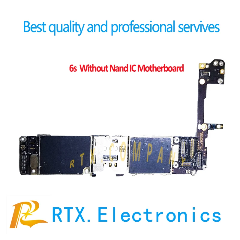 Материнская плата 5 шт./лот для IPhone 6S 4 7 дюйма без Nand Flash IC удаление повреждений