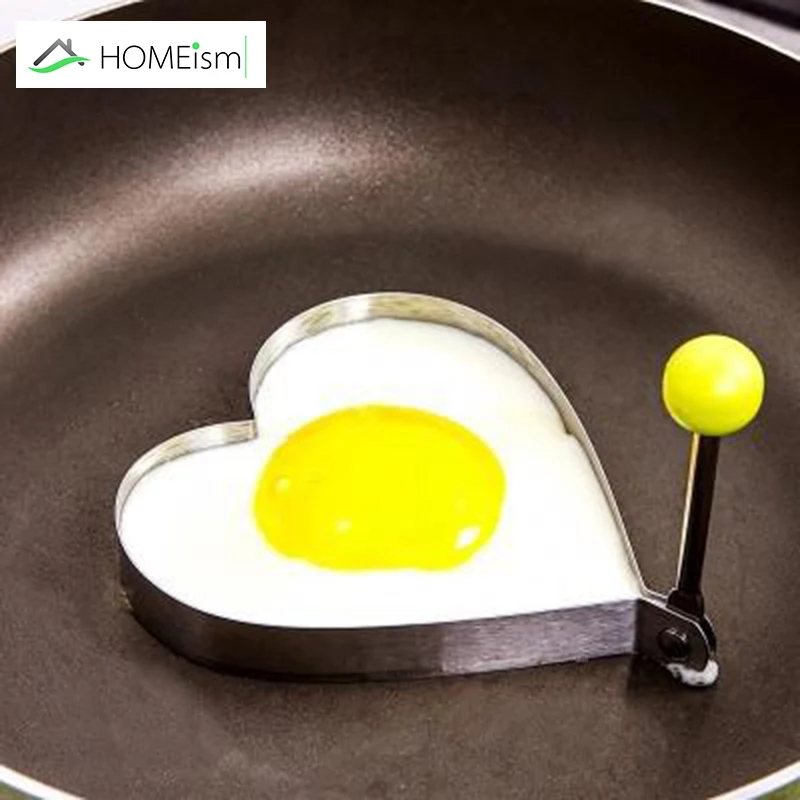 4 шт. Нержавеющая сталь выпечки Кухня аксессуары Fried Egg Плесень посуда