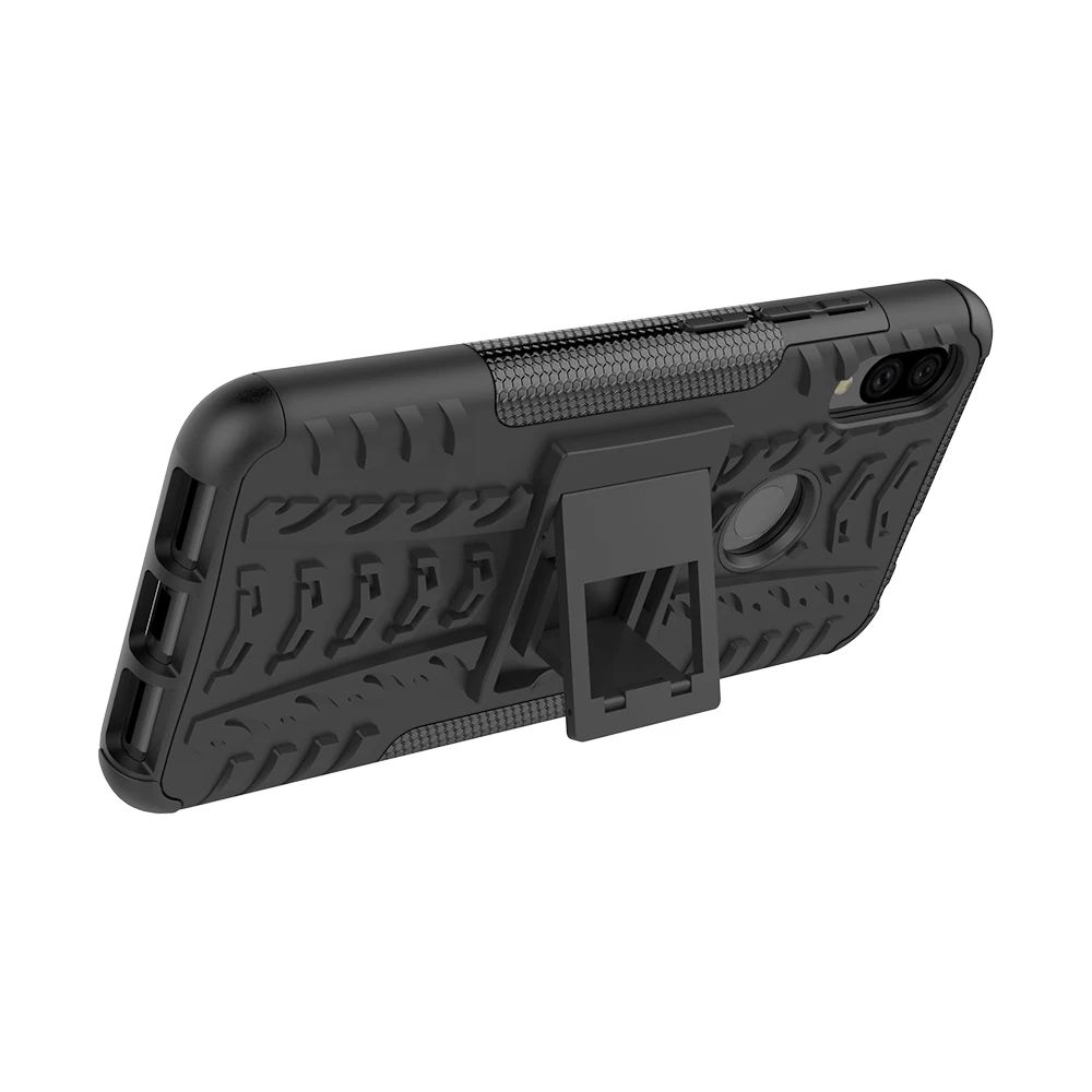 Чехол для Xiaomi Redmi Note 7 Pro ТПУ и ПК защитный держатель бампер телефона чехол Обложка