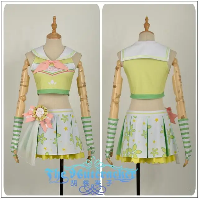 Аниме Love Live! Sunshine Kunikida Hanamaru униформа болельщика вечерние платья карнавальный