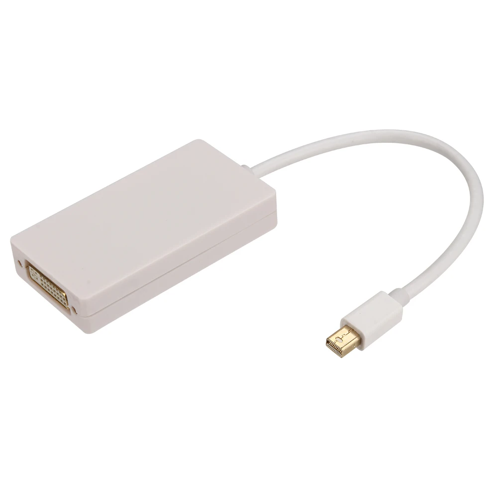 Высококачественный Кабель-адаптер Mini DisplayPort DP to 4K HDMI DVI VGA 3 в 1 для MacBook Pro |