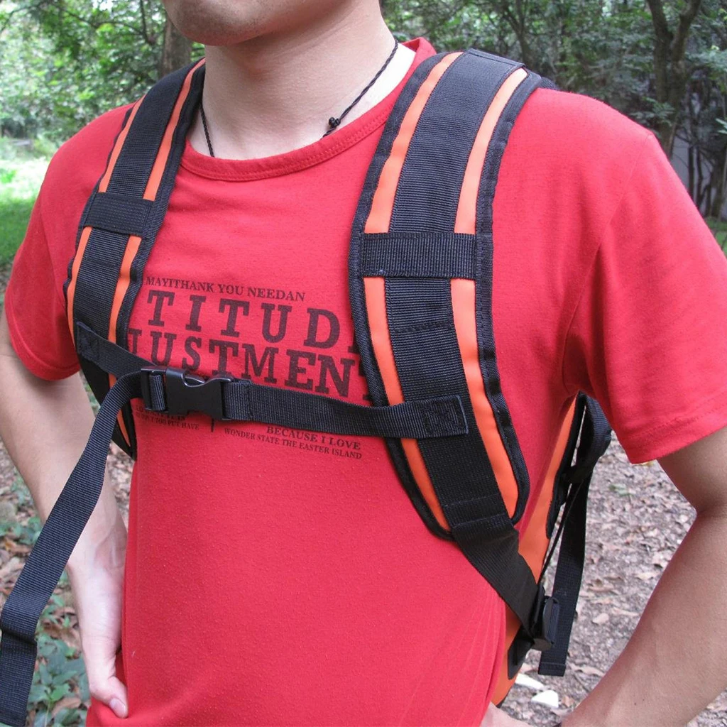 

1 Pair DIY Waterproof PVC Shoulder Strap Replacement for Backpack for Outdoor Rock Climbing Camping Hiking Accessories