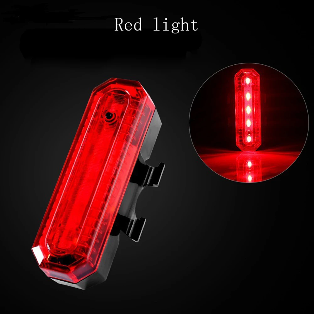 

2018 New Bike Taillight Waterproof Riding Rear light Led Usb Chargeable Mountain Bike Cycling Light Tail-lamp Bicycle Light