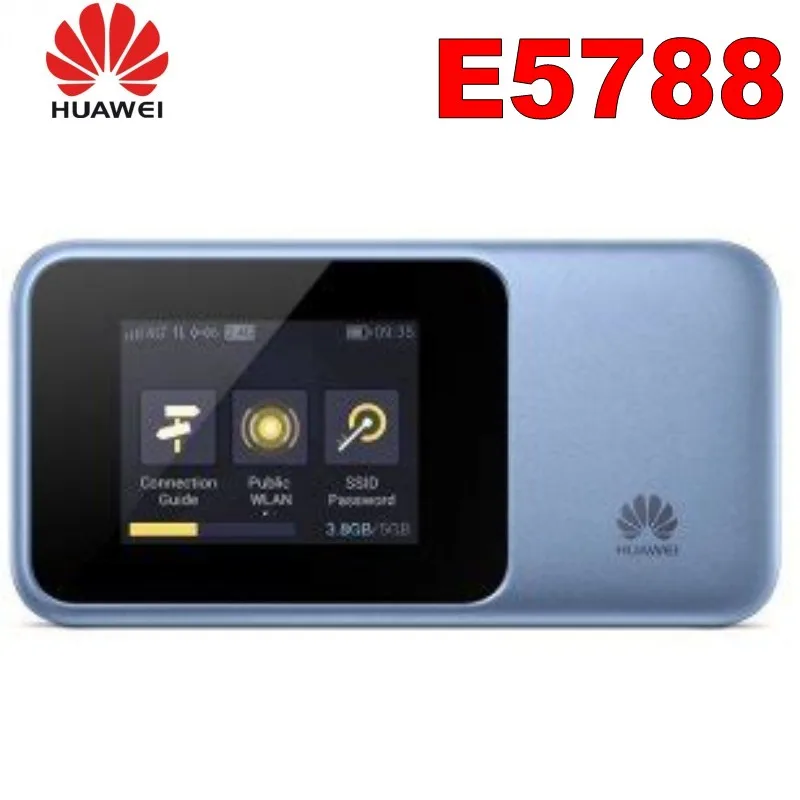 Huawei E5788u-96a 4G 4CA-LTE: B1/B3/B4/B5/B7/B8/B19/B20/B28/B38/B40/B41/B42 Cat16 1Gbmps MiFi модем Поддержка Bluetooth 4 0 + NFC |