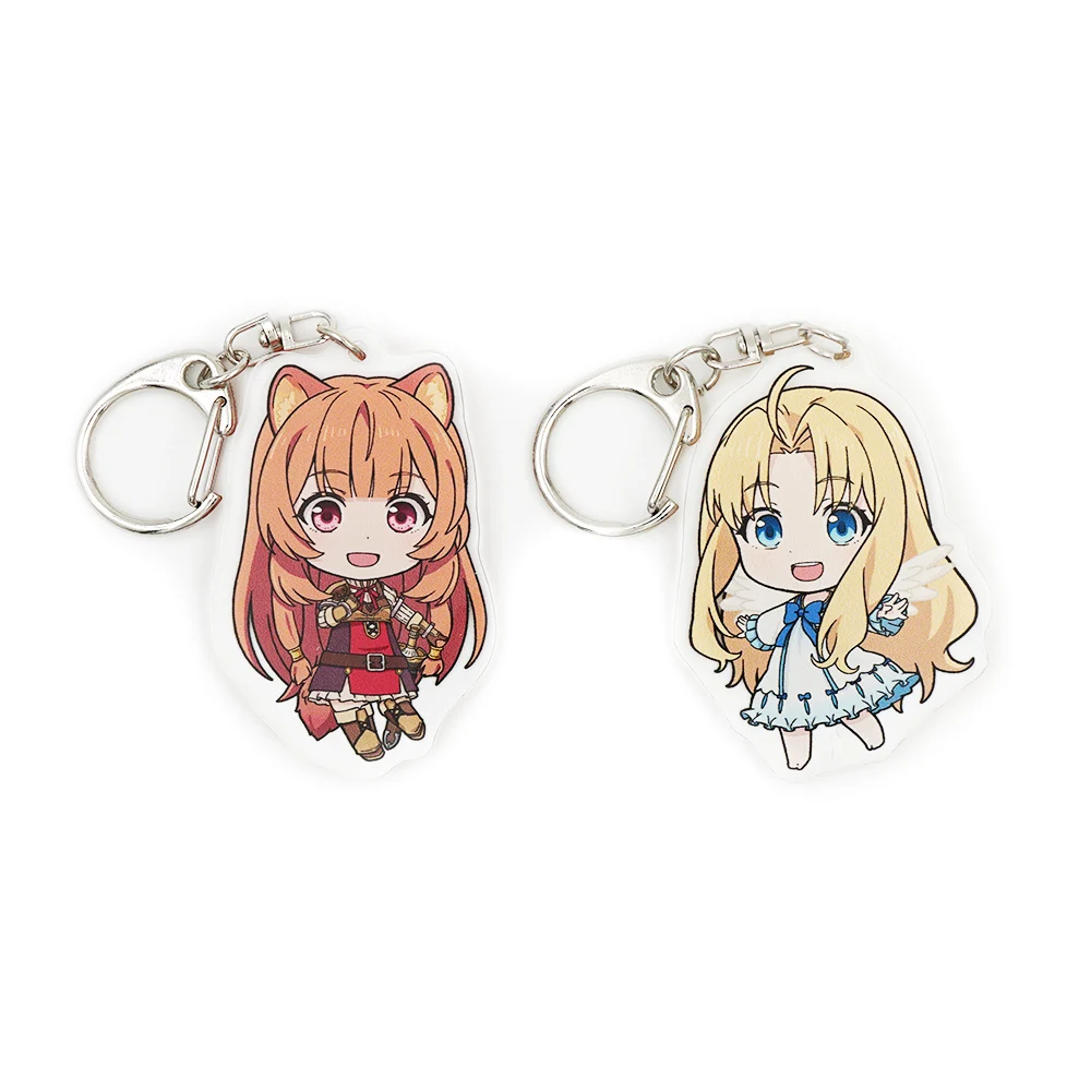 Rising of The Shield Hero Tate No Yuusha No Nariagari аниме Raphtalia Firo Filo акриловый брелок