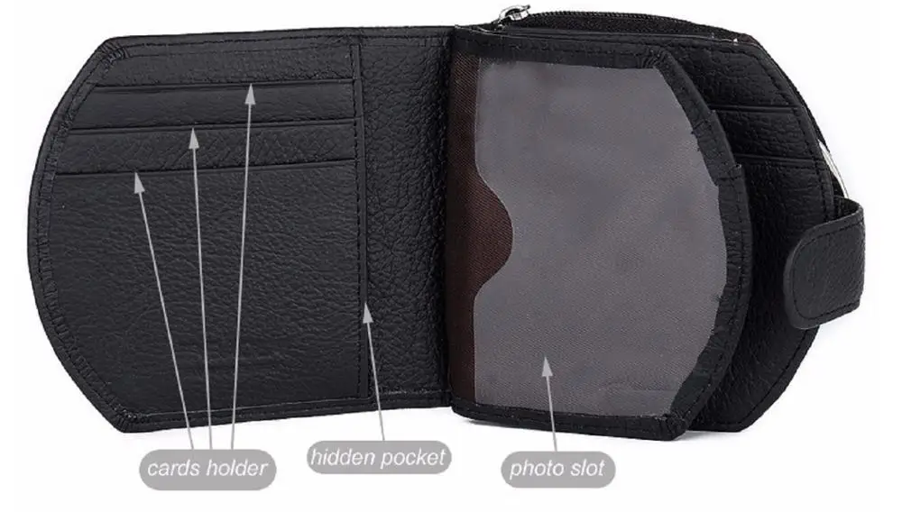 JINBAOLAI маленький кошелек унисекс из воловьей кожи женские элегантные кошельки