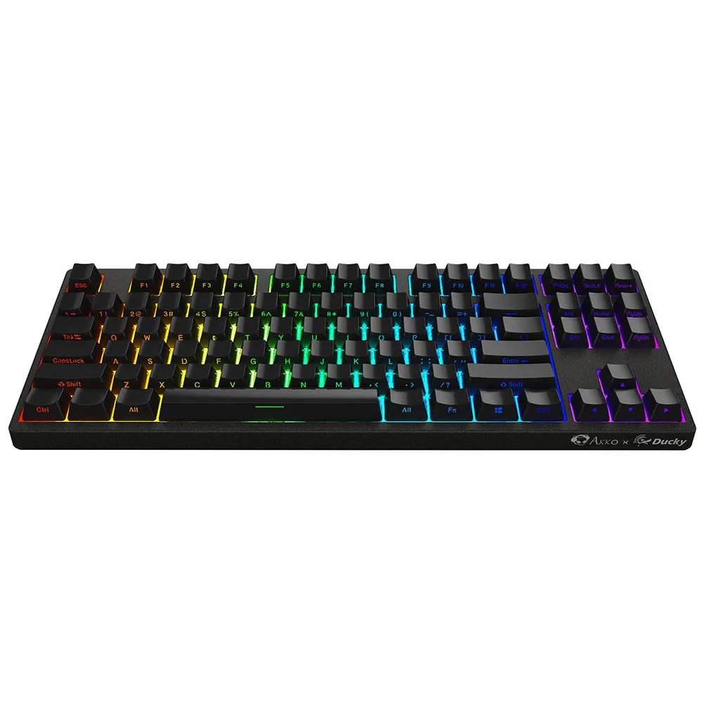 AKKO Ducky 3087SL игровая механическая клавиатура боковой надписи переключатель Cherry RGB