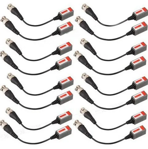 16 шт. коаксиальный bnc разъем Симметрирующий передатчик трансиверный кабель для