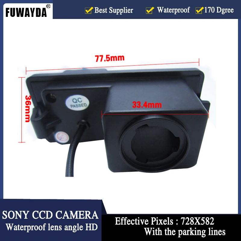 FUWAYDA SONY CCD чип сенсор заднего вида обратный резервный Парковка Детская безопасность камера для Ssangyong Rexton/Ssang yong Kyron