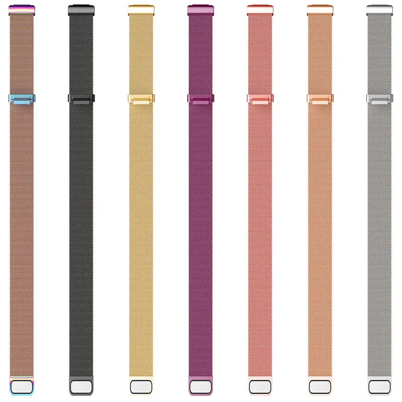 Hangrui Миланская петля для Fitbit Inspire HR аксессуары магнитный браслет из нержавеющей