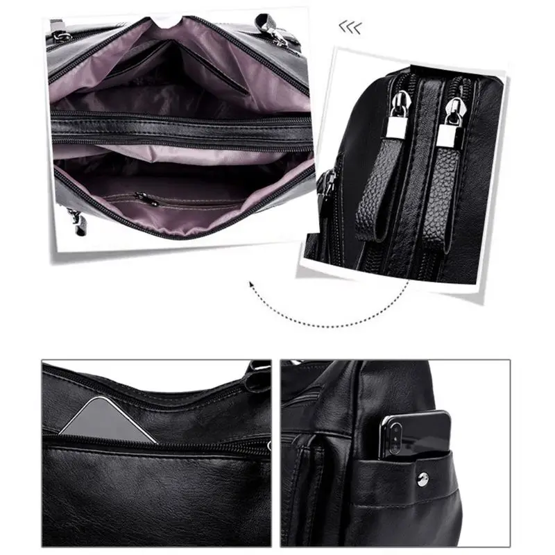 Для женщин кожаная сумка слинг через плечо женская тоут кошелек|Сумки с ручками| |