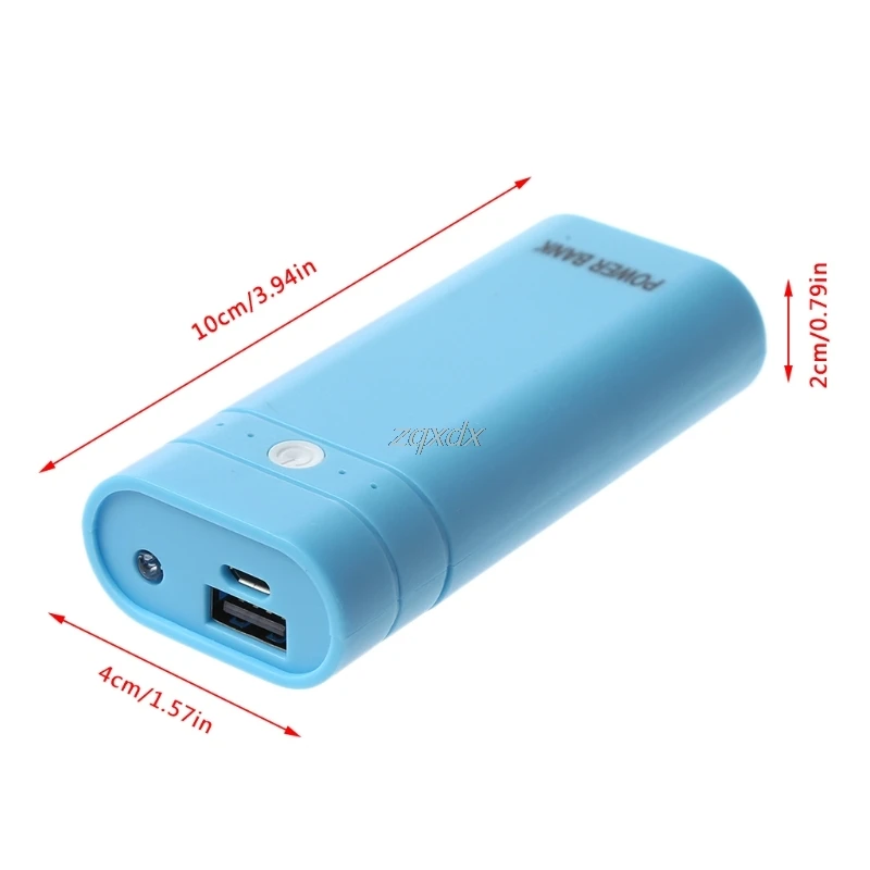 USB внешний аккумулятор 2x18650 Зарядное устройство Коробка Чехол DIY набор для