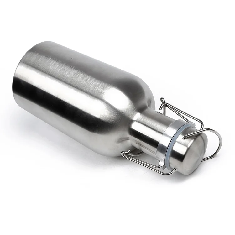 BPA FREE 2L большая емкость пивной винный бочонок Вакуумная бутылка для воды Виски