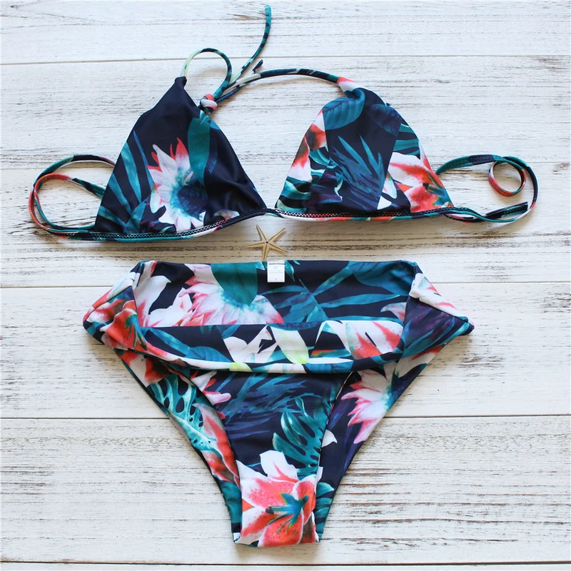 Милое деревенское сексуальное бикини 2017 Классический женский комплект