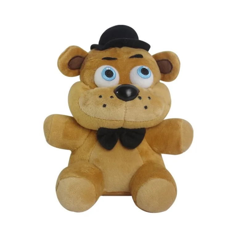 Freddy Fazbear Лидер продаж! 18 см Five Nights At Freddy's FNAF Золотая лисица Фредди Бонни и Чика Fazbear Мягкие плюшевые игрушки для детей подарок - Цвет: Freddy Fazbear