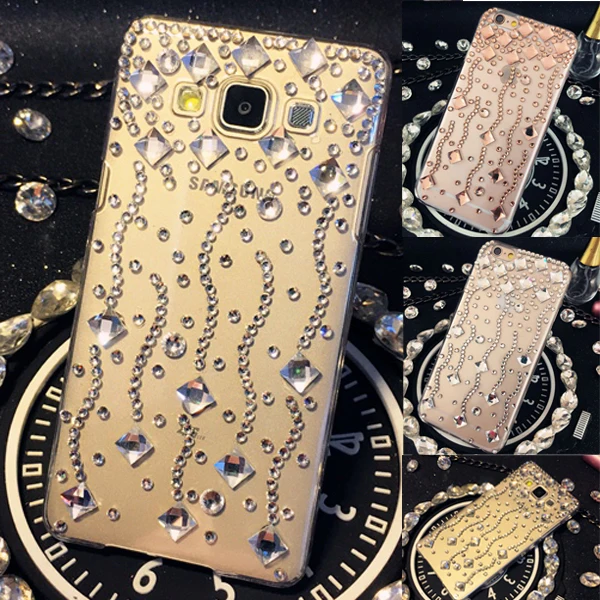 Для samsung Galaxy A3 A5 A7 A8 A9 A6 плюс 2015 2016 2017 2018 A8s A9s A6s звезда ручной волна Стразы чехол с