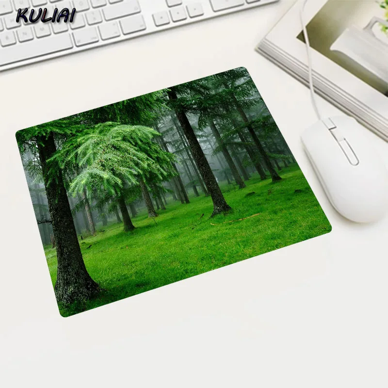 Коврик для мыши XGZ Summer Trees Flow Park View резиновый коврик ноутбука планшета можно