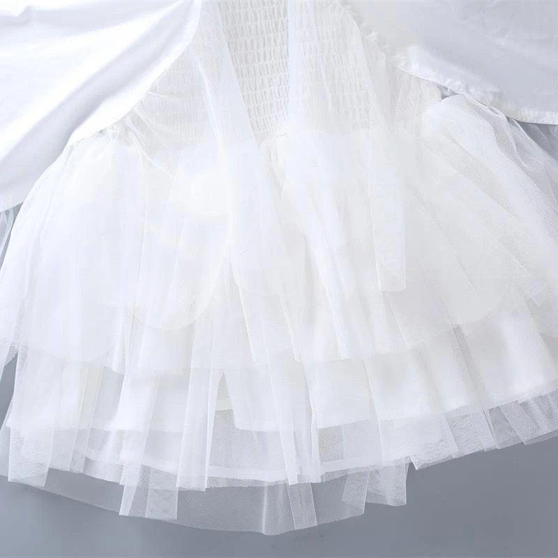 

Bongawan Girls' Removable Swan Wing Show Dresses Angel Flamingo Dress Girls for Kid Pincess Dress for Wedding Free Shipping