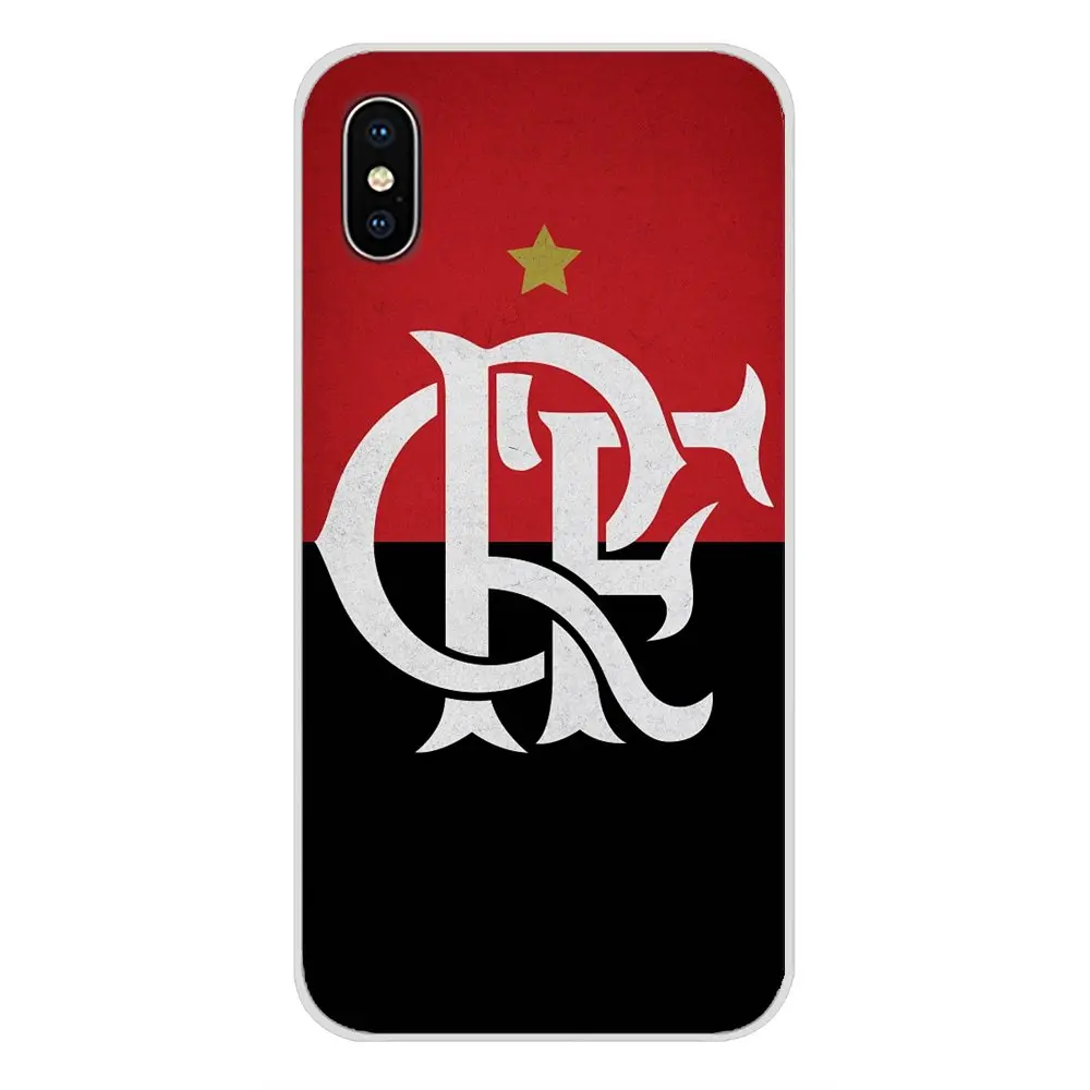 Прозрачный чехол из ТПУ с логотипом Clube de Regatas do Flamengo для Samsung Galaxy A5 A6S A7 A8 A9S Star J4 J6 J7