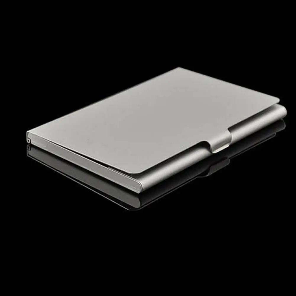 1 шт. Профессиональный деловой держатель для карт тонкий из нержавеющей стали